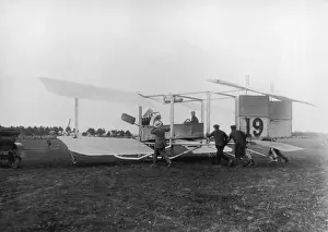 White Male Aircraft Bi Plane Air Prints: The Coffee Pot