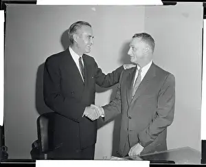 Arthur H Prints: Col. Arthur Levitt and Averall Harriman