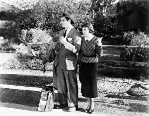 Colbert, Gable Hitchhike In Movie Scene