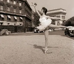Ballerina Prints: Colette Descombes in Ballet Costume