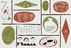 Collage Prints: Collage of Varied Objects