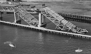 Collapsed Spans of the Second Narrows Bridge