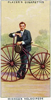 Collectible cigarette card, Cycling series, 1939