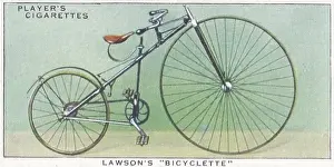 Collectible cigarette card, Cycling series, 1939
