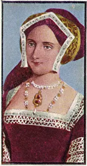 Collectible cigarette card, Kings and Queens series, 1959