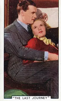 Collectible Gallaher cigarette card, Shots from Famous Films series, 1936