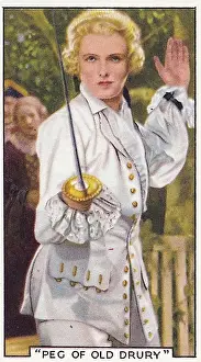 Collectible Gallaher cigarette card, Shots from Famous Films series, 1936