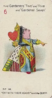 Collectible tobacco card, Alice in Wonderland set, Carreras Cigarettes tobacco card, 1930