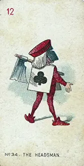 Collectible tobacco card, Alice in Wonderland set, Carreras Cigarettes tobacco card, 1930