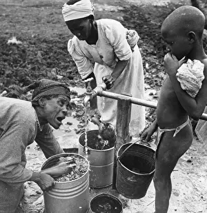 Botswanan Prints: Collecting Water