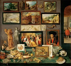 Prints of The Collector's Cabinet (Cabinets of curiosities). Found in the Collection of Art History Museum, Vienne. (Photo by Fine Art Images/Heritage Images/Getty Images) Quiet Beauty: Moments of Stillness Captured in Art: The Collector'S Cabinet (Cabinets Of Curiosities)