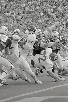 College Football Players in Action