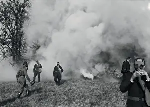 College Students During Chemical War Reaction Training