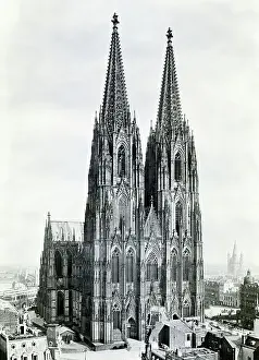 Cologne Cathedral From Northwest