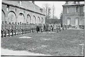 Discipline Prints: Colonel C.B. Humphrey and Committee Inspecting