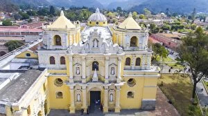 Images Dated 29th January 2017: Colonial church of Nuestra SeAnora de la Merced, Antigua, Guatemala