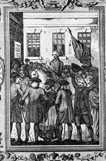 Colonists W/Declaration Of Independence