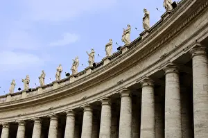 Nature’s Masterpiece: Colonnade St. Petetrs square Vatican Rome Italy