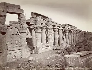 Colonnade Prints: Colonnade of Temple of Isis