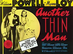 Color Advertisement for Movie Another Thin Man