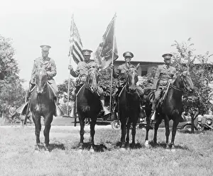 Cavalry Prints: Color Guard of the 10th Cavalry