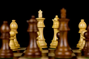 Images Dated 6th November 2014: Color Image, Colour Image, Photography, bishop, black background, board, chess, chessboard