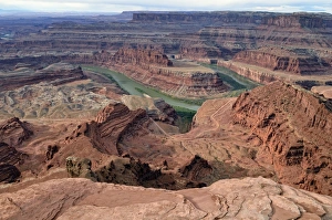 Images Dated 25th October 2011: Colorado River Canyon, Gooseneck, Dead Horse Point State Park, Moab, Utah, USA