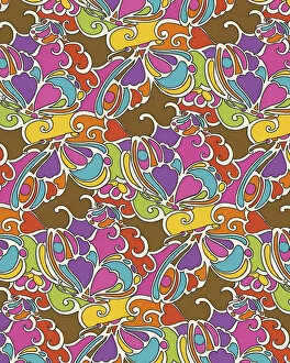 Images Dated 6th June 2013: Colorful Abstract Butterfly Pattern