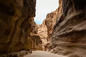 Images Dated 23rd October 2016: The Colorful Canyons of Petra, Jordan