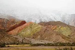 the colorful hills near purmamarca in northwest argentina