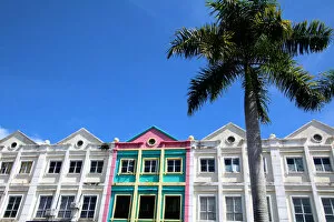 Images Dated 24th July 2016: Colorful houses in Mahkota district of Melaka