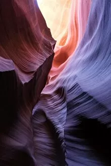 Colorful Lower Antelope canyon, USA