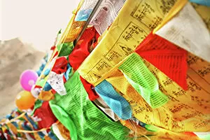 Variation Collection: Colorful Prayer Flags at Mount Everest base camp