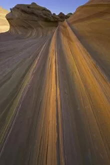 Sand Dune Gallery: Colorful sandstone layers, Arizona