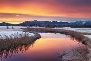 Michael Breitung Landscape Photography Collection: Colorful sunrise