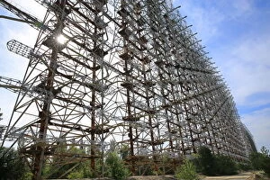Images Dated 16th September 2015: The colossal Duga abandoned radar within the Chernobyl Exclusion Zone