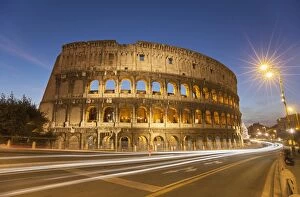 Images Dated 24th December 2012: The Colosseum by night, Rome, Lazio, Italy