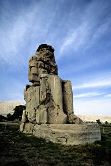 Images Dated 9th July 2012: Colossi of Memnon, Luxor, Thebes - Egypt