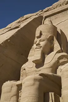 Rameses Ii Prints: Colossi of Ramses II, Sun Temple, Abu Simbel