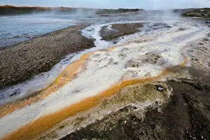 Nature Phenomenon Prints: Coloured minerals, Hveravellir high temperature or geothermal region