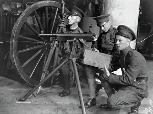 Conference Prints: Colt Machine Gun and Crew