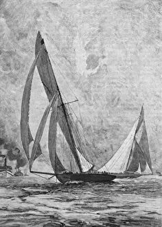 Historic America's Cup Yacht Race Collection: Columbia And Shamrock
