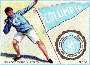 Columbia University, Murad Cigarettes, tobacco card, 1910