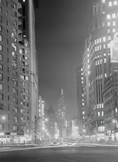 Columbus Circle Toward Empire State Building