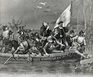 Images Dated 24th September 2013: Columbus Landing In America