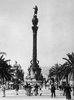 Barcelona Spain Collection: Columbus Monument