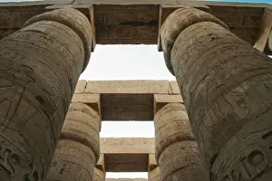 Hieroglyphics Prints: Column with hieroglyphs in Philae Temple
