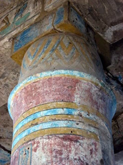 Images Dated 1st January 2007: Column, temple of Karnak, Egypt