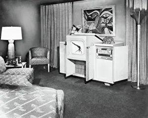 Combination Television and Radio Set