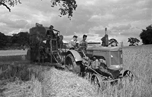 Tractor Prints: Combine Harvester